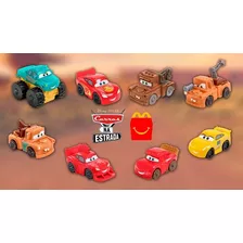 Completo Coleção Carros Disney 8 Brinquedos Mc Donalds 2022