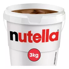 Nutella 3kg Ferrero Creme De Avelã Com Cacau