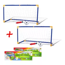 Futebol Gol De Craque Kit 2 Traves Infantil - Dm Toys 