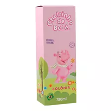 Colônia Infantil Cheirinho De Bebê Rosa Crianças 750ml