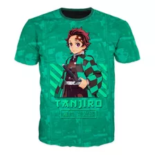 Camiseta Anime Kimetsu No Yaiba Tanjiro Kamado