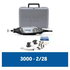 Dremel 3000 Mototool Con 2 Aditamentos Y 28 Accesorios Frecuencia 080596032531 Potencia 145 W