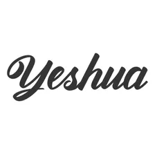 Adesivo Decorativo Para Carro / Notebook Yeshua 12cm X 4cm