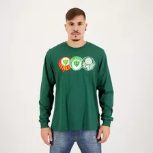 Camisa Palmeiras Manga Longa Evolução Verde