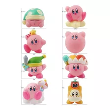 Kirby Action Figure Bonecos Figura De Brinquedo 8 Peças