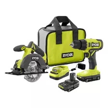 Kit Ryobi One + Taladro Y Sierra Con 2 Baterias Nuevo