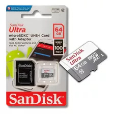 Cartão Memória Sandisk Ultra 64gb Original 100mb/s Classe 10