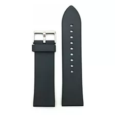 26mm Caucho Poliuretano (pu) Material Negro Pulsera Cor...