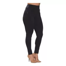 Calça Leg Legging Feminina Montaria Flanelada Com Bolso