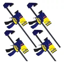 Kit 04 Grampo Para Marceneiro Quick Grip 6 15cm Irwin 63kg