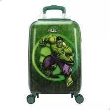 Mala Hulk Viagem Escolar Bordo Giratória Lançamento Luxcel