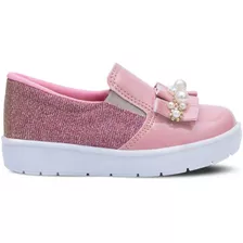 Tênis Slip On Infantil Menina Calce Fácil Moda Casual 11.57