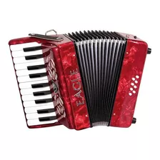 Acordeon Sanfona Eagle Ega-0348 Prd 48 Baixos Vermelho