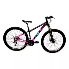 Bicicleta Gti Roma Aro 29 Tam 15 Preto/pink/azul 21v .