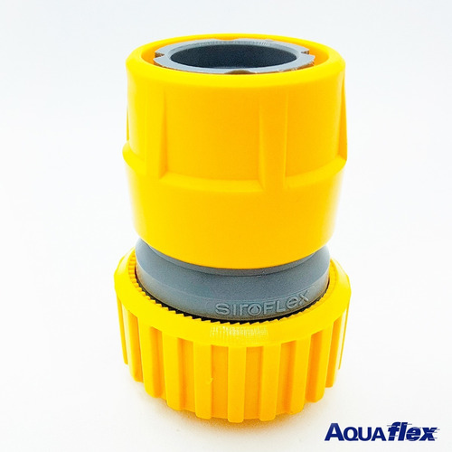 Acople Rápido Manguera De 3/4 Siroflex Italia 7455 Aquaflex Color Amarillo