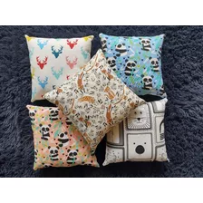 Pack X5 Almohadones Nórdicos 30x30 Decó - Diseños A Elección