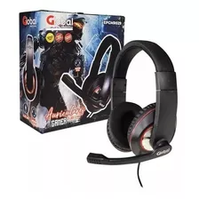 Auricular Gaming Con Micrófono Estéreo Epgmr 029 Negro