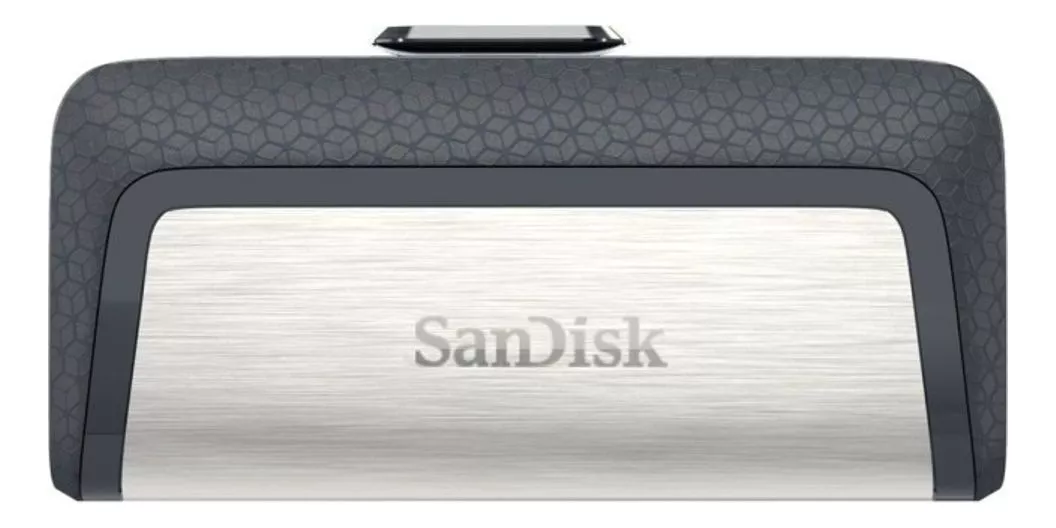 Pendrive Sandisk Ultra Dual Drive Type-c 128gb 3.1 Gen 1 Preto E Prateado