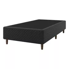 Umaflex Malala Base Cama Box Colchão Solteiro 88x188cm Preto 