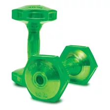 Body Sport Jellz - Mancuernas Recubiertas, 10 Libras, Verde,