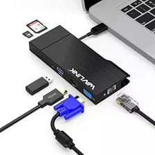 Wavlink Adaptador Usb A Hdmi Vag Monitores Duales, Estación 