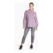 Poleron Mujer Comfort Sweater Rosa