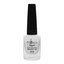 Esmalte Carimbo Branco Più Bella 10ml Decoração Unhas