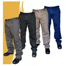 Pantalón Cargo De Trabajo Tipo Grafa Marca Maser Sanforizado