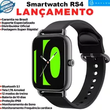 Smartwatch Haylou Rs4 Ls12 Pulseira De Silicone Cor Da Pulseira Preto Cor Do Bisel Preto