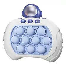 Minigame Pop-it Jogo Machine Astronaut Fidget Toys Cor Azul