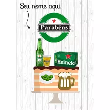 Topo De Bolo Heineken