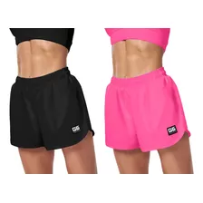 Pack X 2 Shorts Deportivo De Mujer De Running Atletismo G6