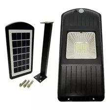 Lampara Para Exterior Solar Led De 30w Con Sensor De Luz