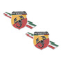 Emblemas Espadines Rojos Adheribles Fiat 500 2018