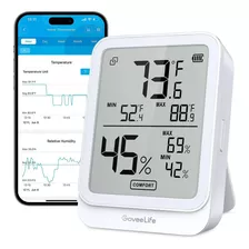 Termohigrometro Digital Bluetooth Humedad Temperatura Humeda