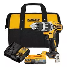 Parafusadeira E Furadeira De Impacto Dewalt 20 V Max, Modelo Dcd796e1, Motor Brushlees , Com Carregador E Bolsa Para Transporte, Bivolt