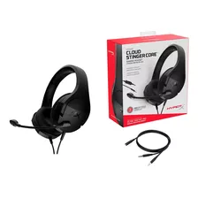 Audífonos Gaming Hyperx Cloud Stinger Core Gamer Color Negro