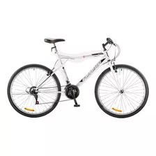 Mountain Bike Futura Techno 026 18 21v Frenos V-brakes Cambios Index Color Blanco Con Pie De Apoyo 