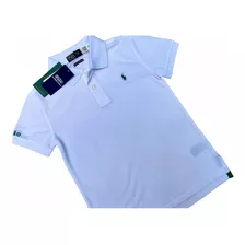 Camisa Polo Branca Original Ralph Lauren 7 Anos