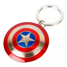 Llavero Metalico Escudo Capitan America Marvel