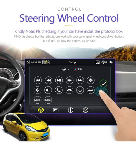 Radio Estreo Con Pantalla Tctil Lcd De 9 In Para Auto Foto 9
