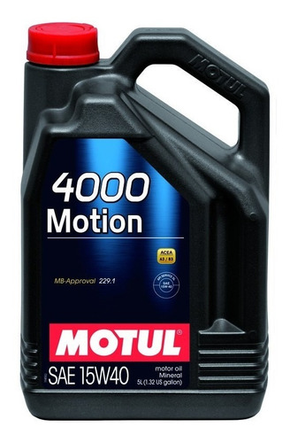 Motul 4000 Motion 15w-40  5 Litros