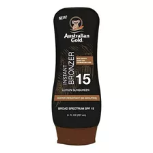 Bronceador Australian Gold Instant Bronzer Spf15 Loción 237m