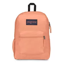 Mochila Jansport Cross Town Urbana 26l Lts Poliéster Colores Color Peach Neon