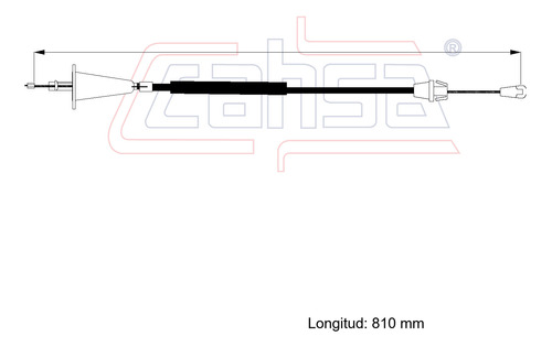 Cable Control Crucero Para Jeep Grand Cherokee 1994 4l Cahsa Foto 2