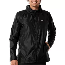 Jaqueta Corta Vento Masculina Mizuno Focus - Preto