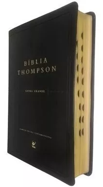 Bíblia De Estudo Thompson Letra Grande Preta Cap Luxo+indice