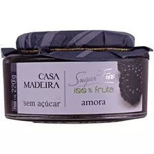 Geléia De Amora 100% Fruta Sem Açúcar Casa Madeira 220g