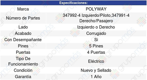 Espejo Jeep Compass 16/19 Polyway Foto 2