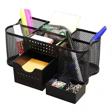 Decobros Organizador De Suministros De Escritorio, Negro